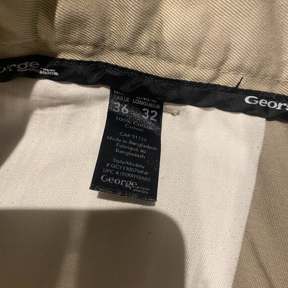 George Khaki Pants Beige Size 38 - Picture 4 of 10